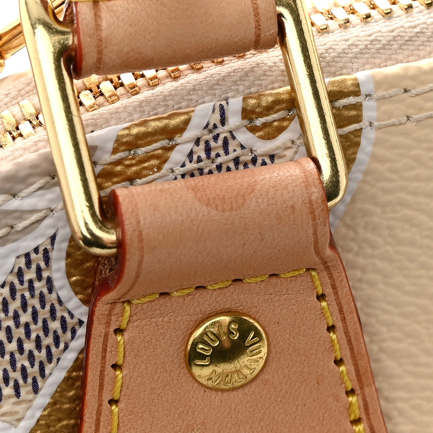 Damier Azur Nautical Alma BB