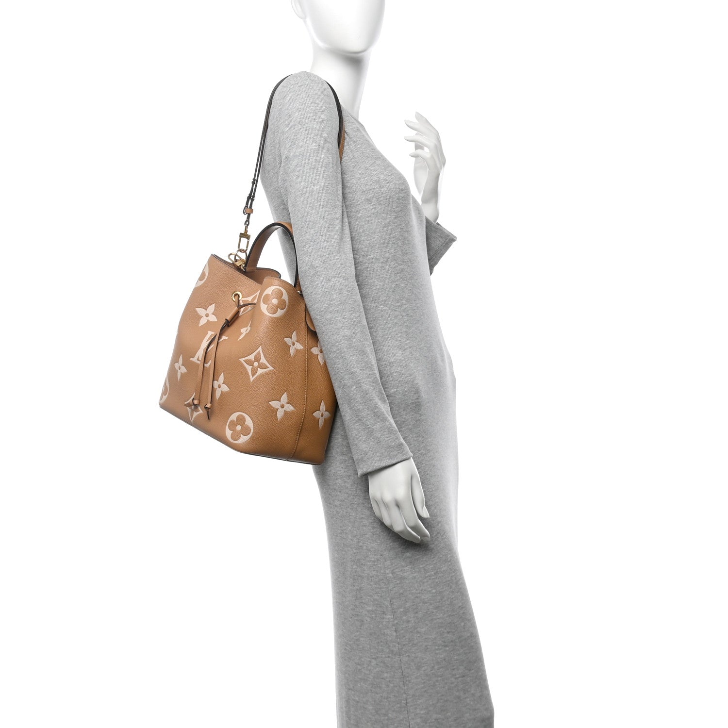 Louis Vuitton Empreinte Monogram Giant Neonoe MM Arizona Beige