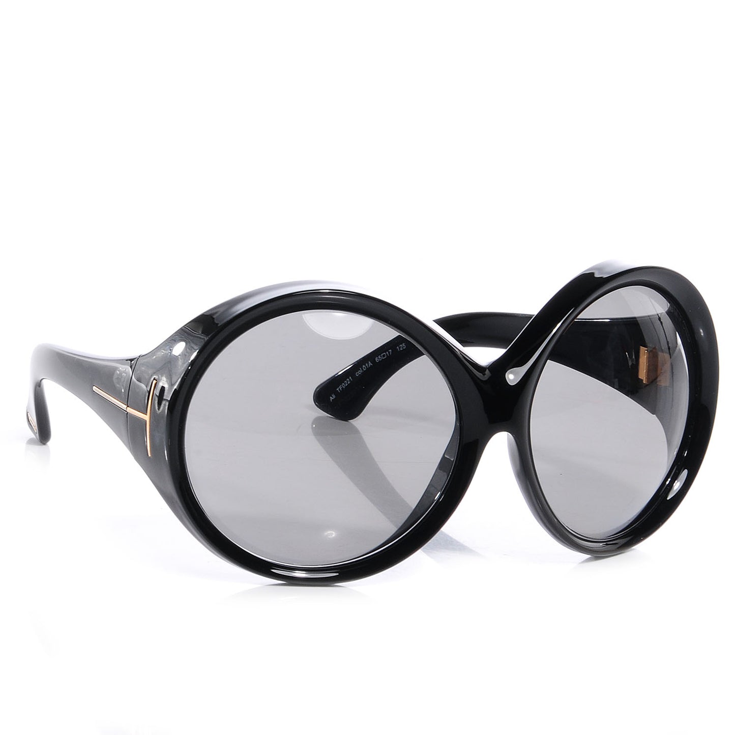 Ali Oversized Round Sunglasses Black