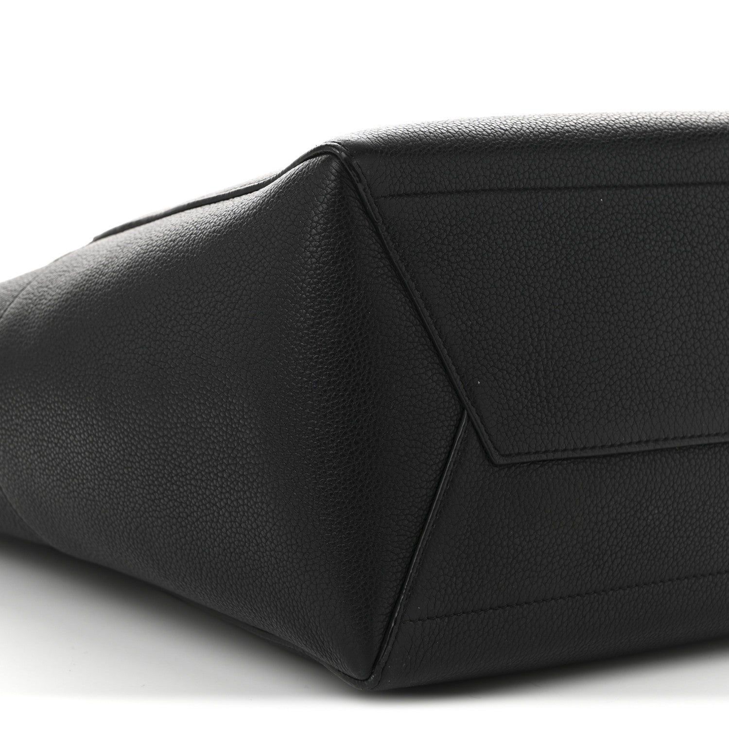 Celine Soft Grained Calfskin Sangle Bucket Bag Black 8 of 10
