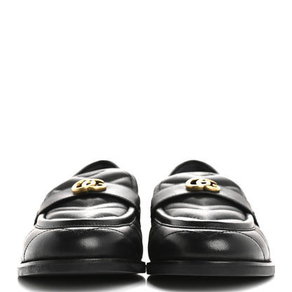Gucci Nappa Matelasse Double G Marmont Loafers 41 Black 3 of 10