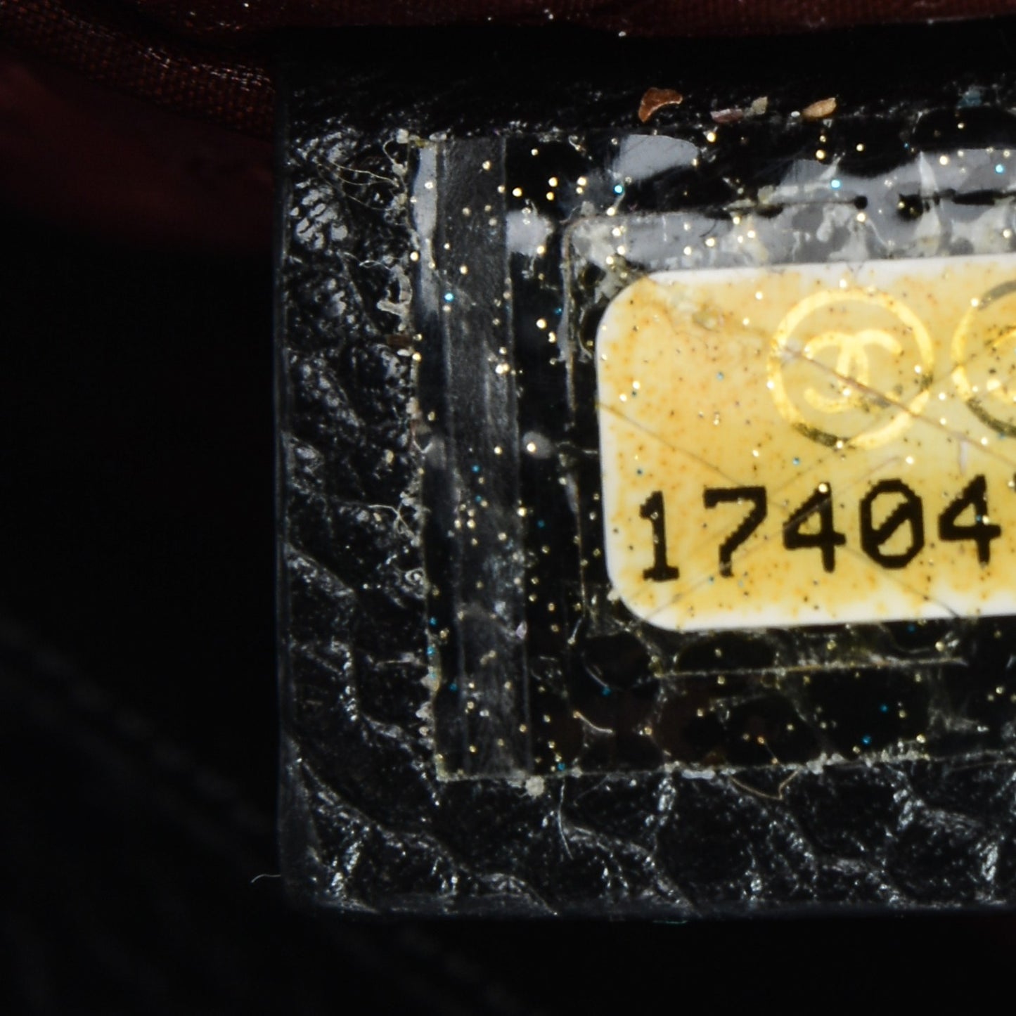 Caviar Quilted Flap Cosmetic Case Black