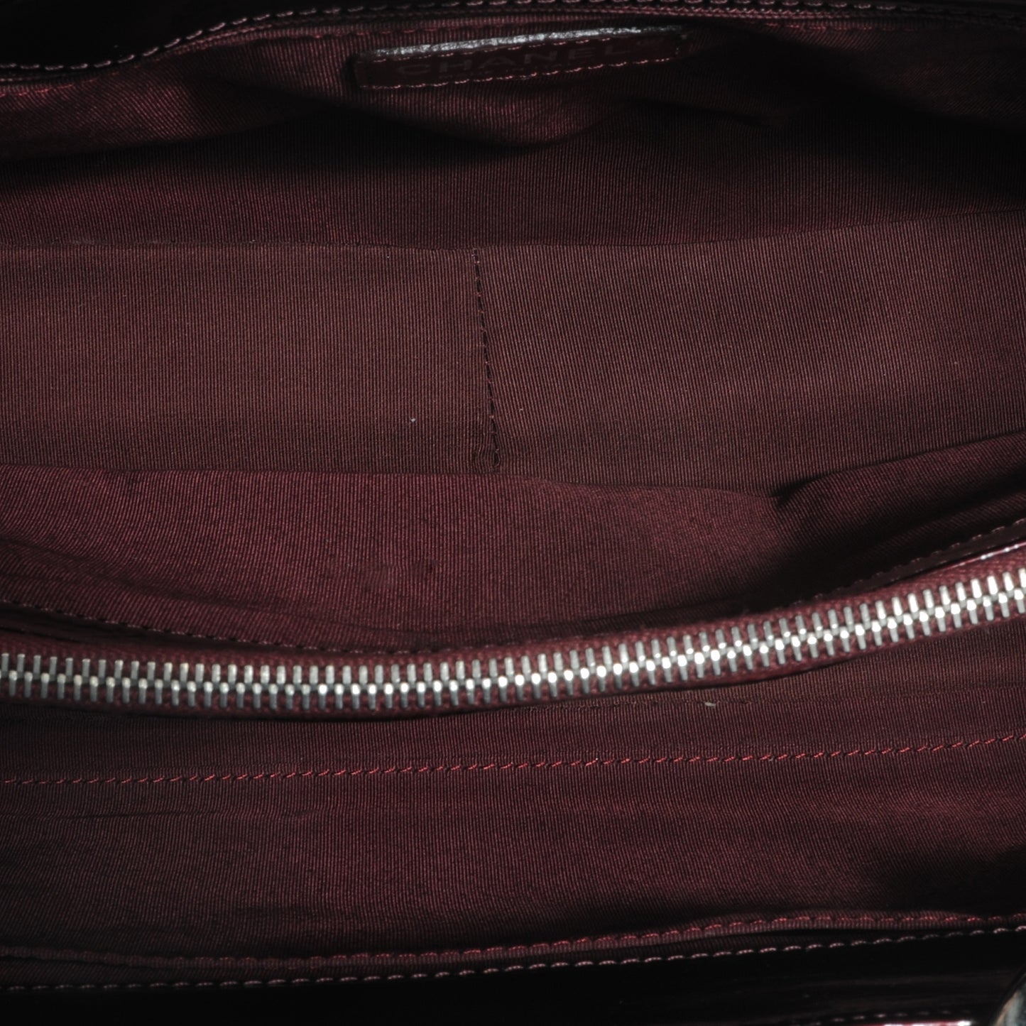 Patent Grand Shopping Tote GST Bordeaux