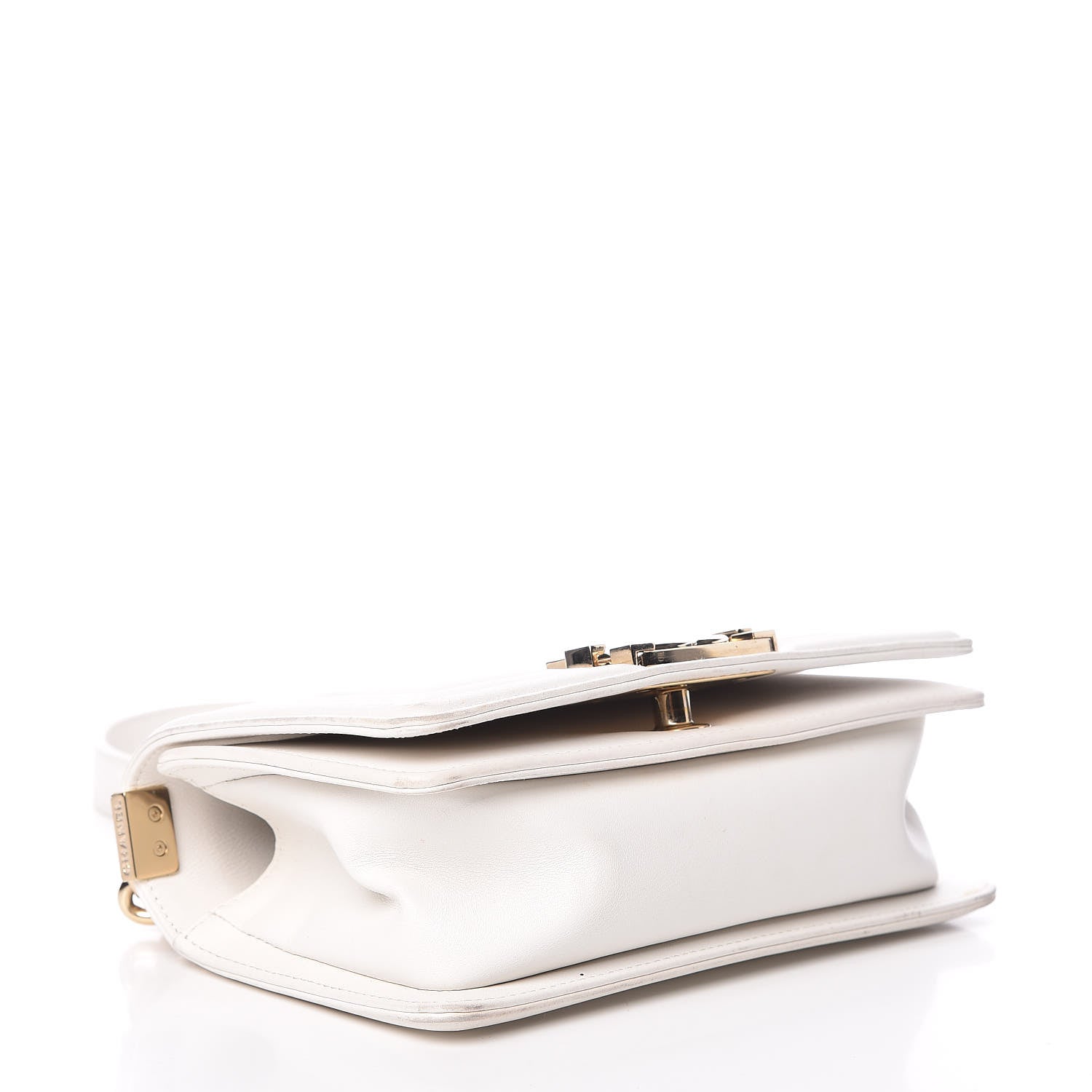 Chanel Calfskin Quilted Small Boy Flap White 4 of 19