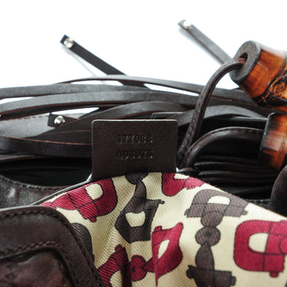Gucci Guccissima Large Indy Dark Brown 7 of 7