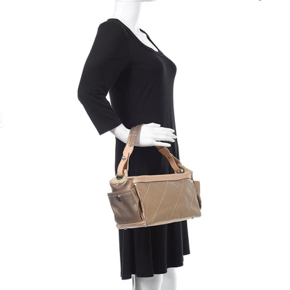 Chanel Coated Canvas Paris Biarritz Hobo Gold 2 of 10
