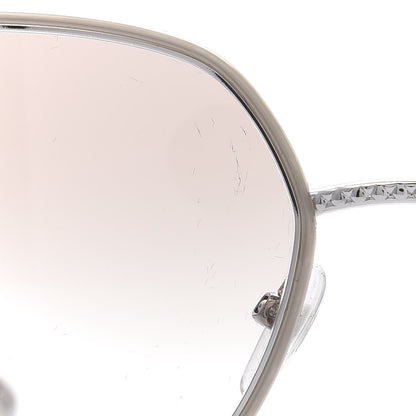 Chanel Round Sunglasses 4251-J Silver Brown 8 of 10