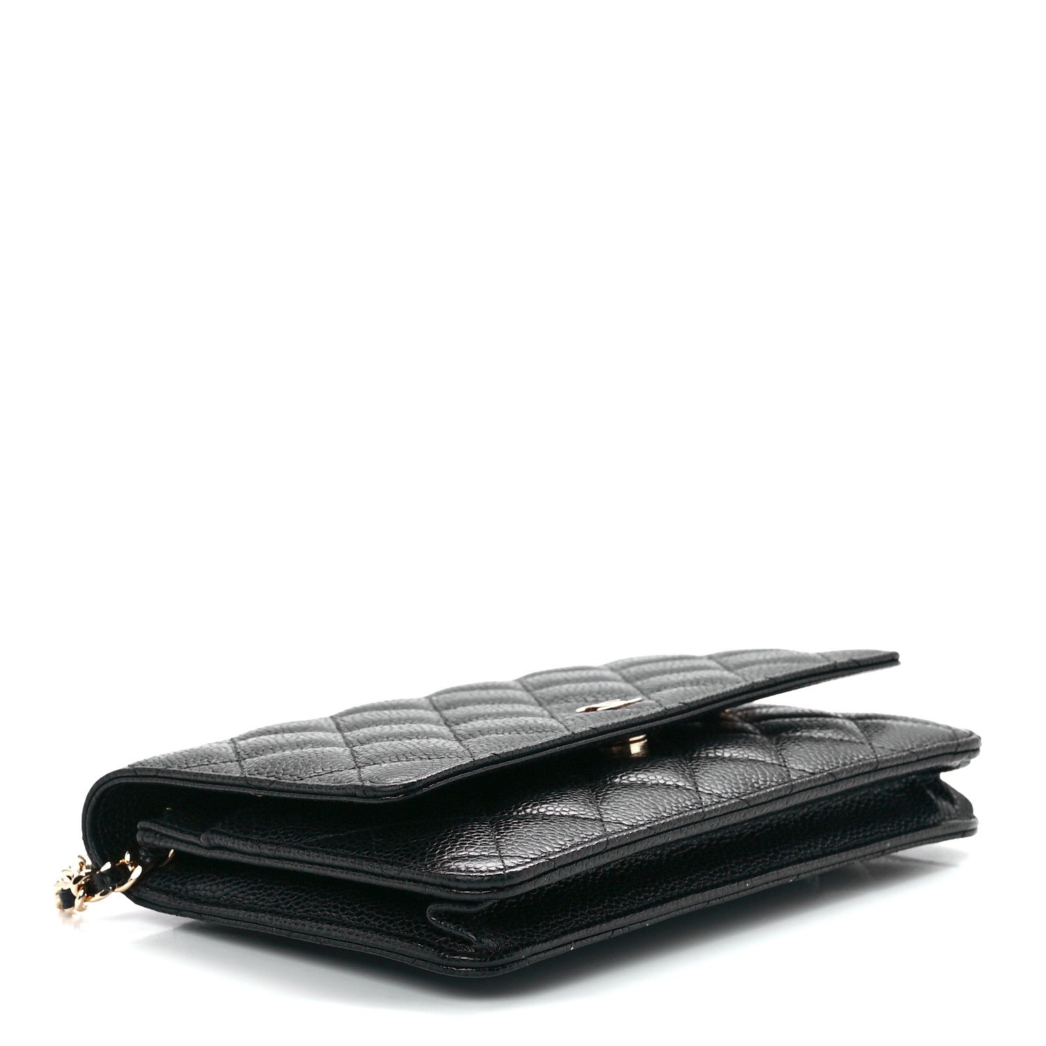 Chanel Caviar Quilted Wallet On Chain WOC Black 4 of 12