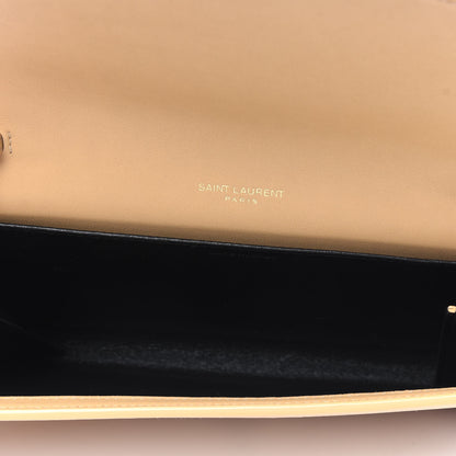 Saint Laurent Micro Raffia Monogram Uptown Chain Wallet Natural Hay Blush 6 of 13