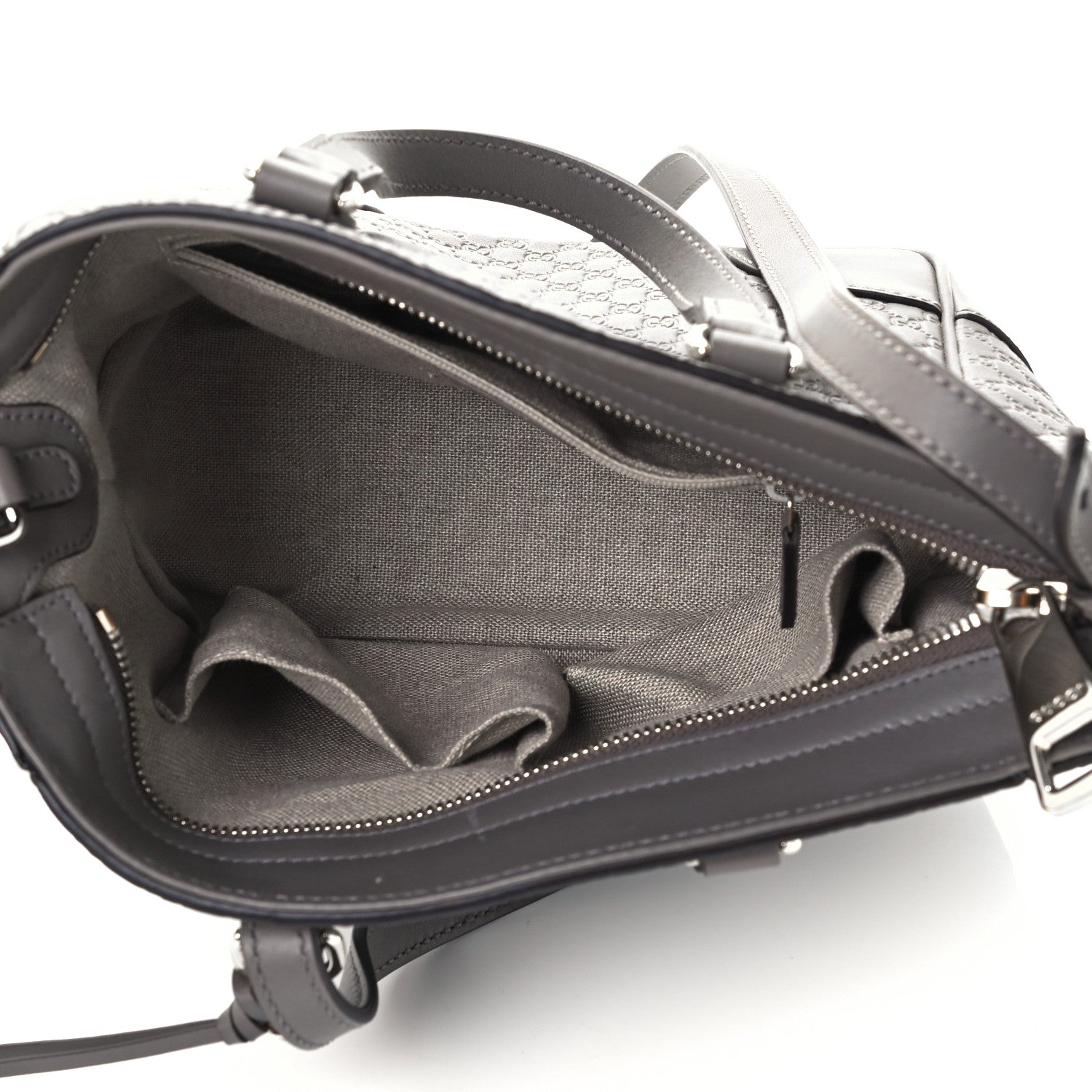 Gucci Microguccissima Small Bree Tote Graphite 5 of 11