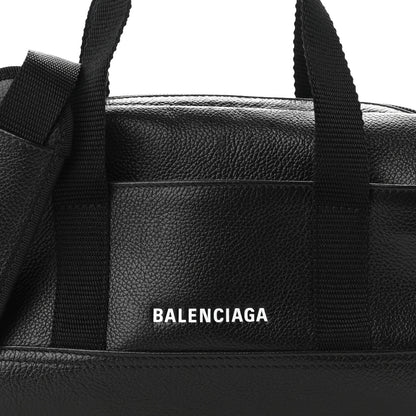 Balenciaga Calfskin Mens Explorer Small Duffle Bag Black 8 of 9