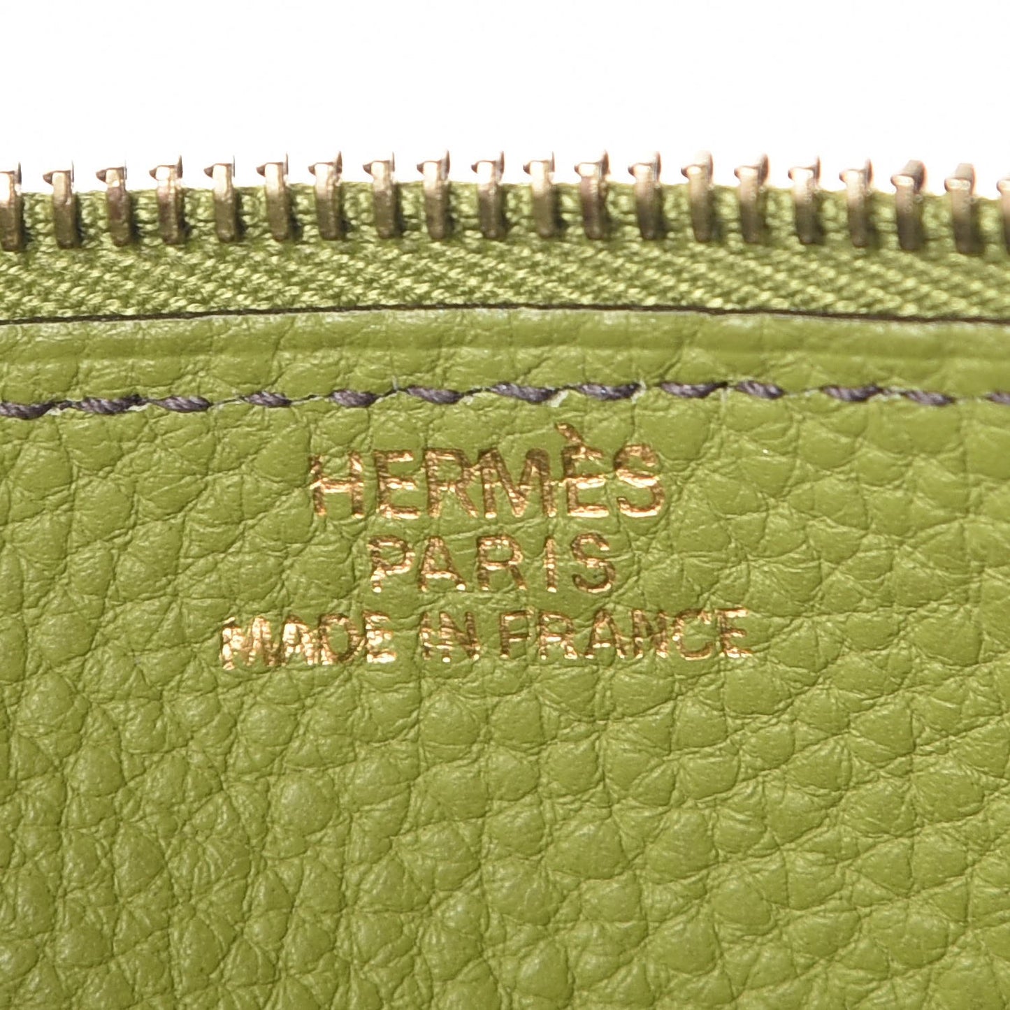 Togo Dogon Duo Wallet Vert Anis