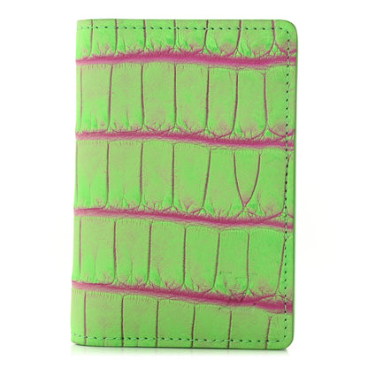 Louis Vuitton Crocodile Pocket Organizer Neon Green 1 of 8