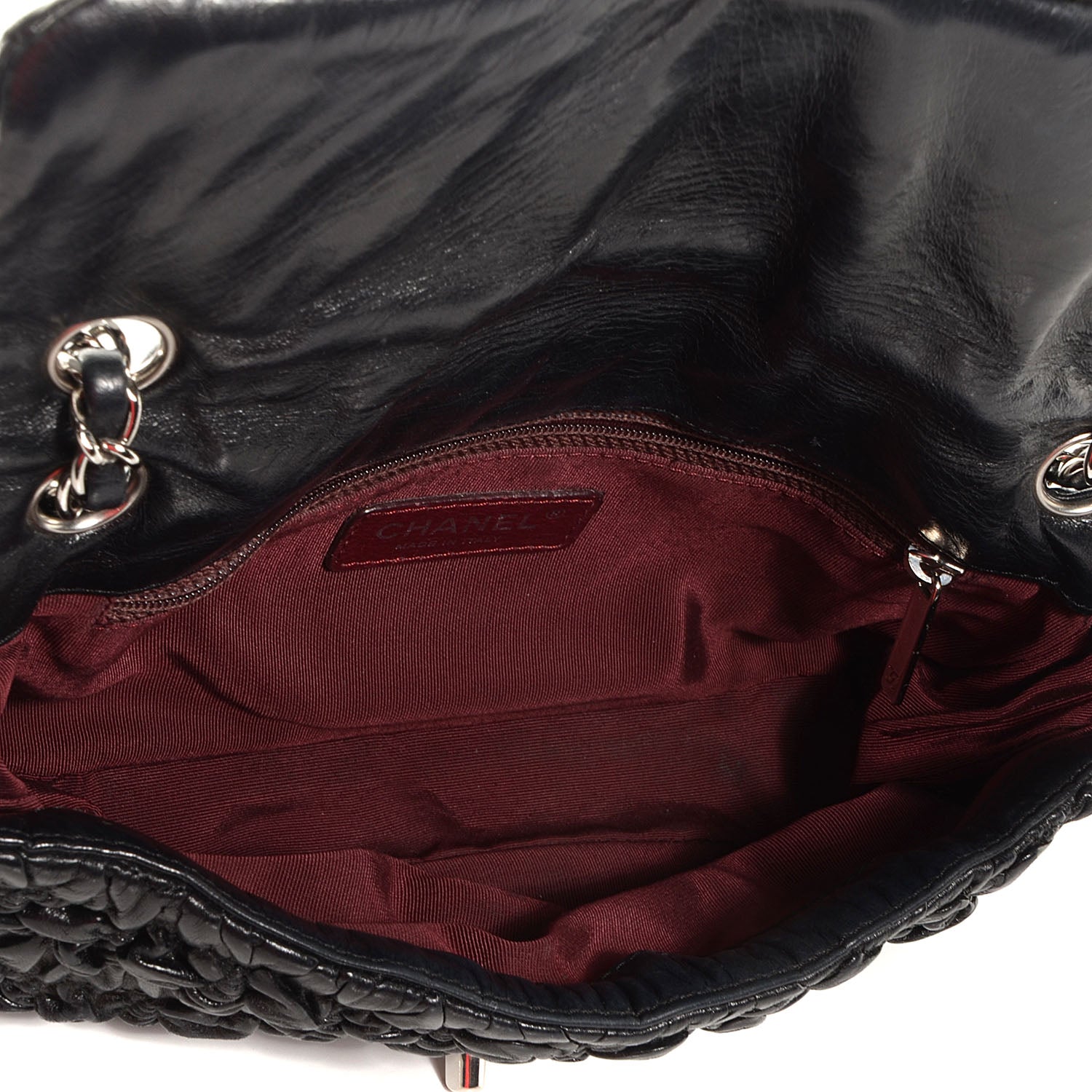 Chanel Lambskin Astrakan Small Flap Black 5 of 8