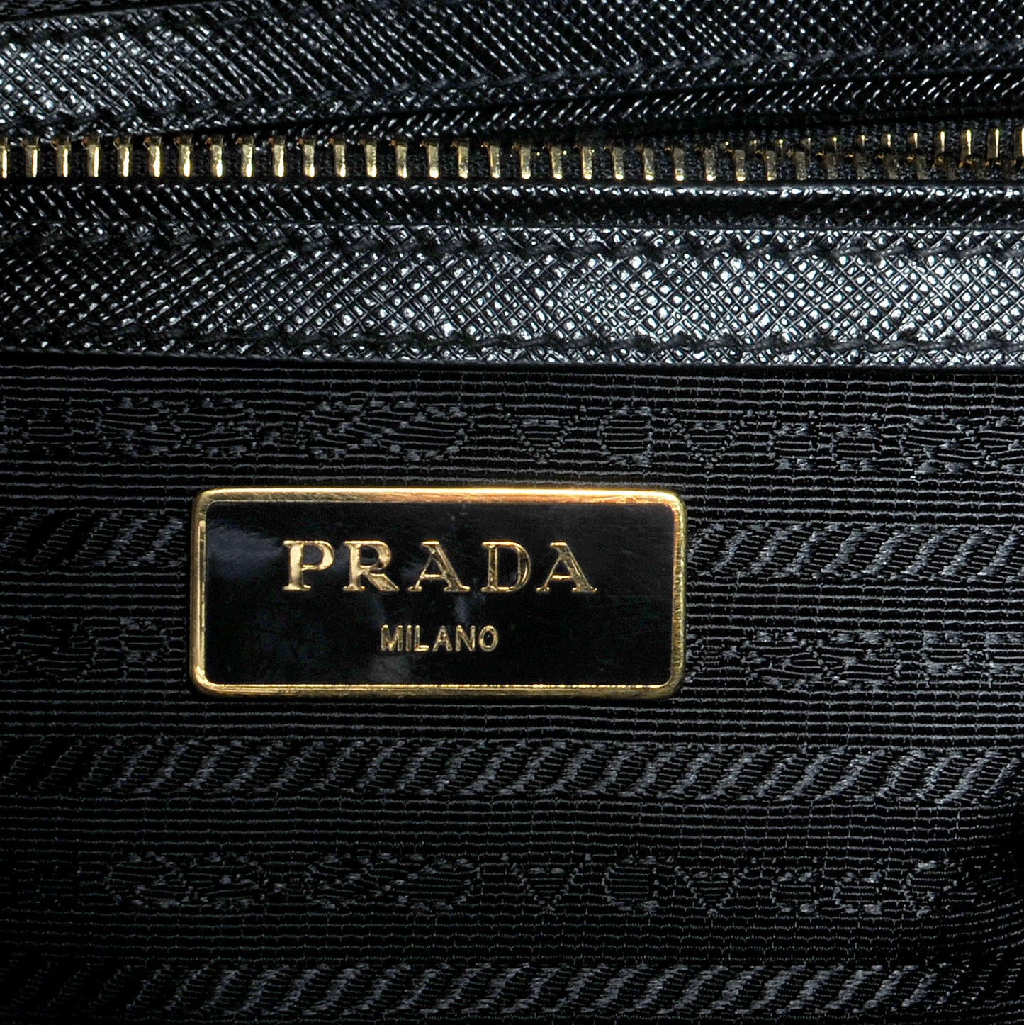 Saffiano Lux Bowler Black