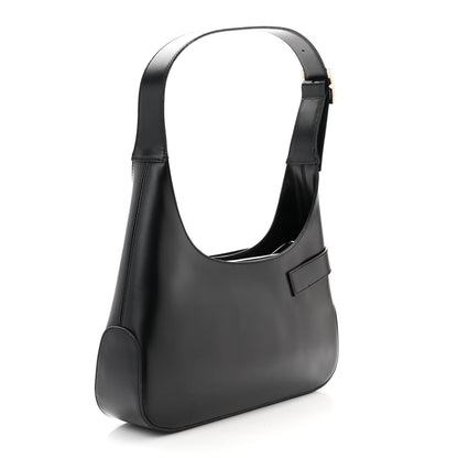 Salvatore Ferragamo Soft Calfskin Gancini Hobo Black 3 of 9