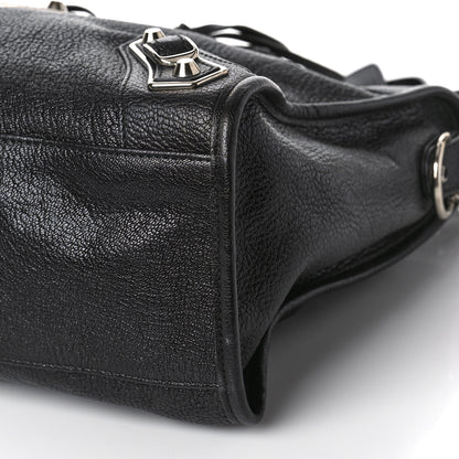 Balenciaga Chevre Silver Metallic Edge Hardware City Black 8 of 8
