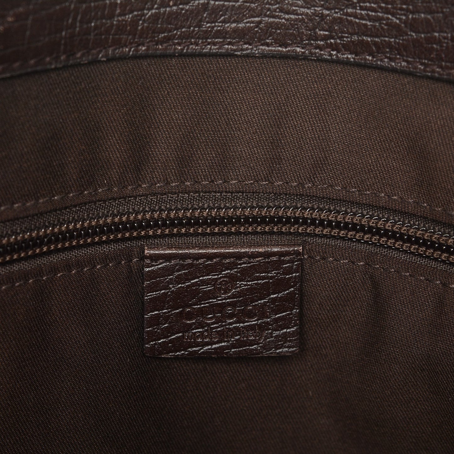 GG Plus Monogram Medium Tote Dark Brown