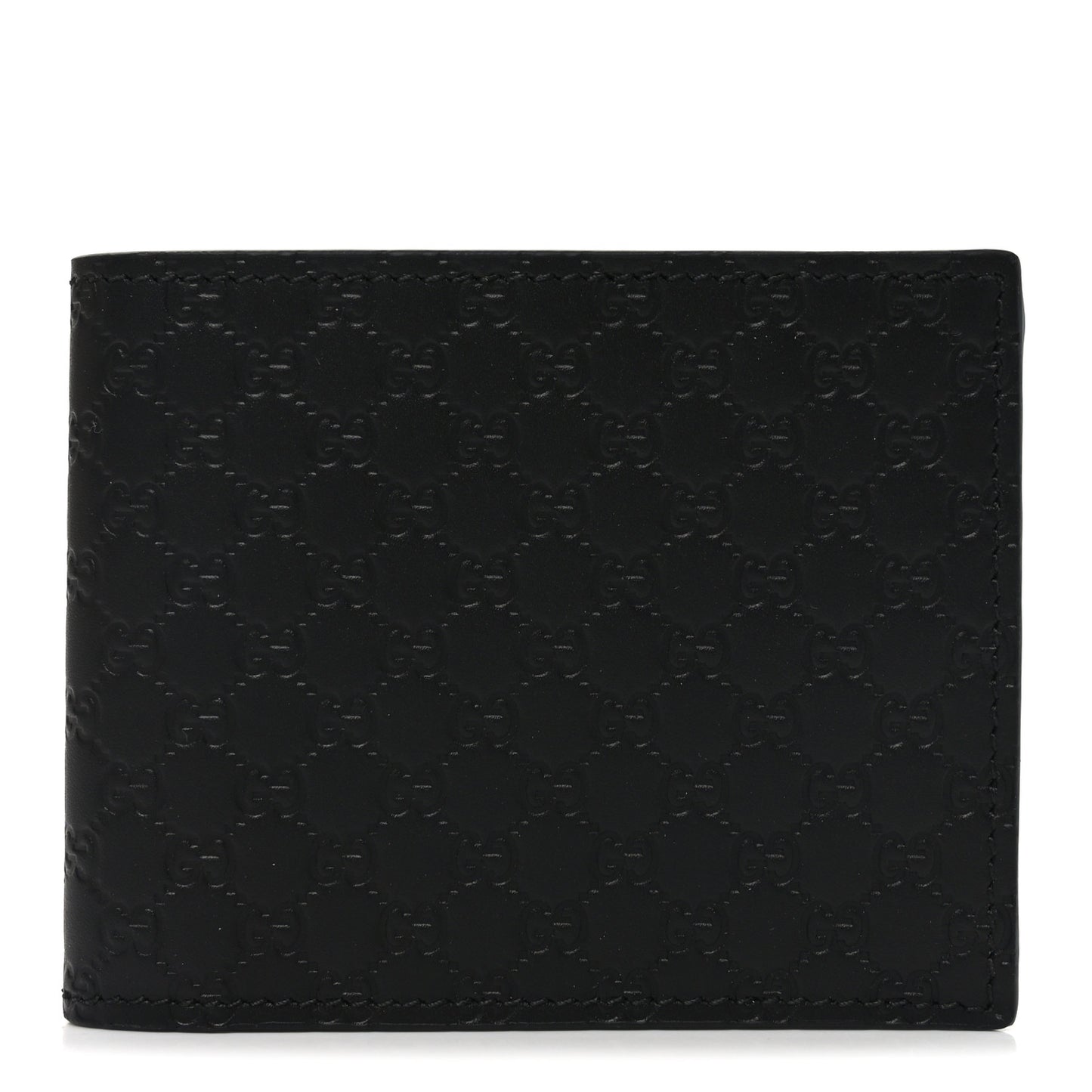 Microguccissima Bi-Fold Wallet Black