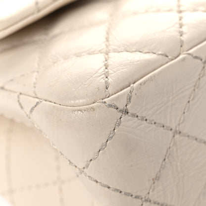 Chanel Aged Calfskin Quilted 2.55 Reissue 225 Flap White 8 of 22