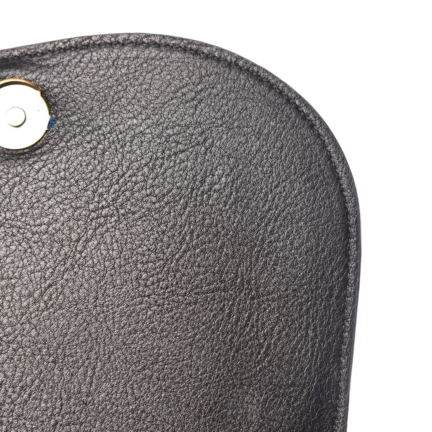Calfskin Suede Small Nile Bracelet Bag Black