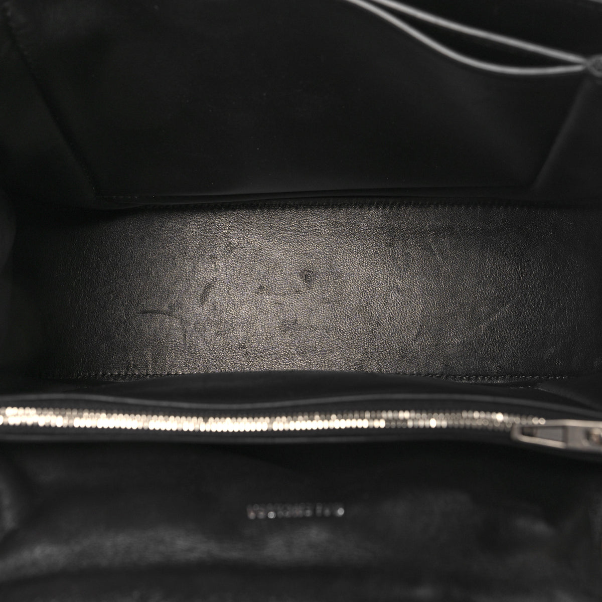 Washed Denim Quilted Medium Crush Chain Bag Black