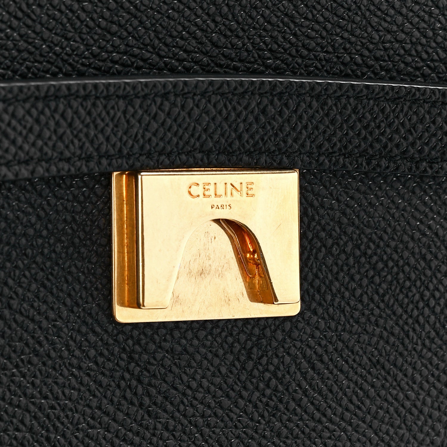 Celine Grained Calfskin Mini Belt Bag Black 7 of 12
