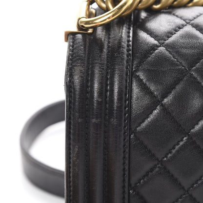 Chanel Calfskin Quilted Medium Boy Flap Black 18 of 20
