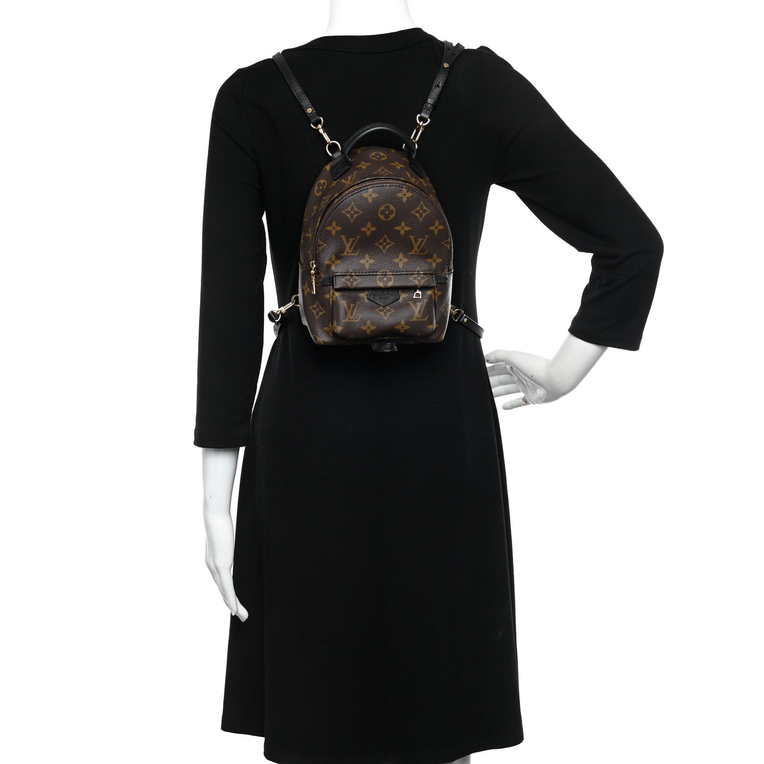 Louis Vuitton Monogram Palm Springs Backpack Mini 3 of 9