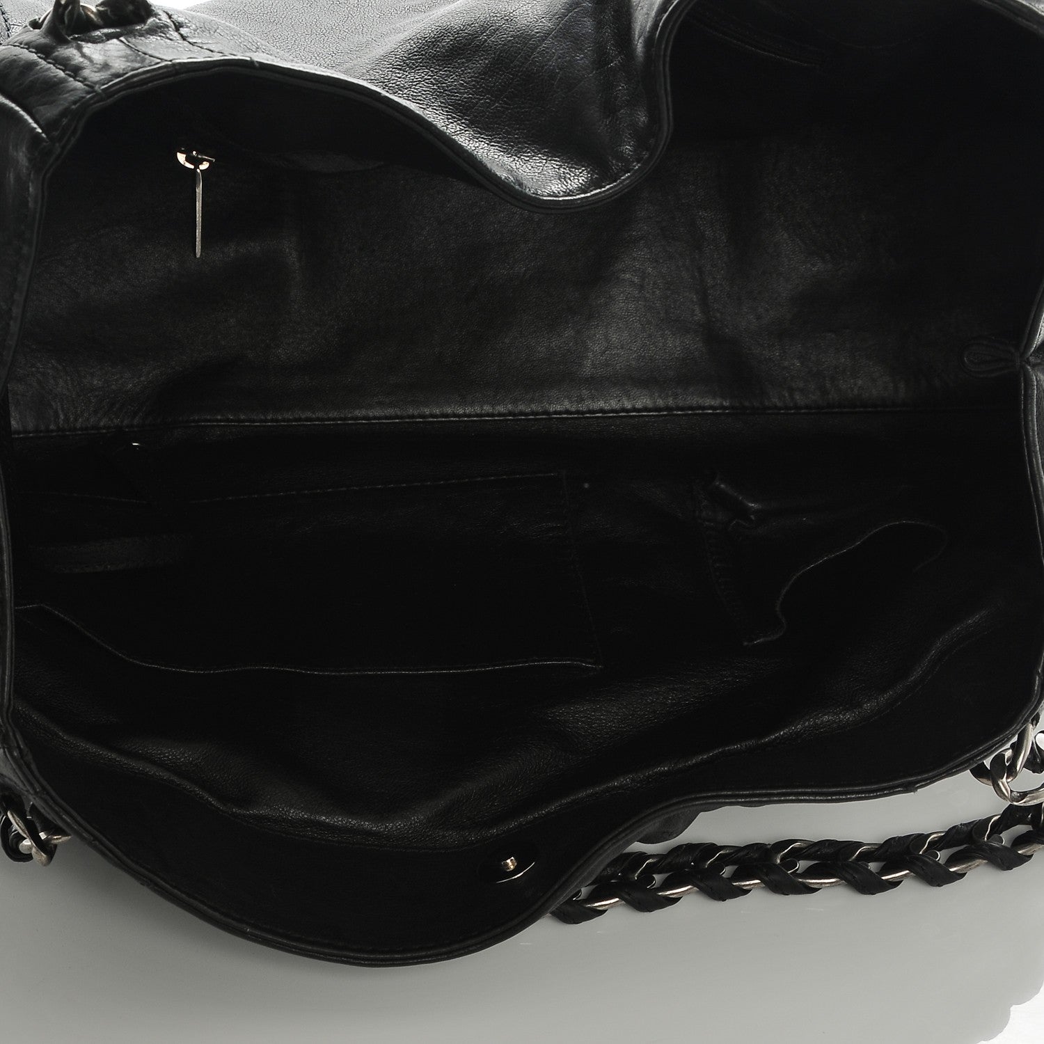 Chanel Glazed Caviar East West Modern Chain Tote Black 5 of 7