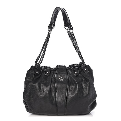 MCM Calfskin Large Notte Hobo Black 1 of 14