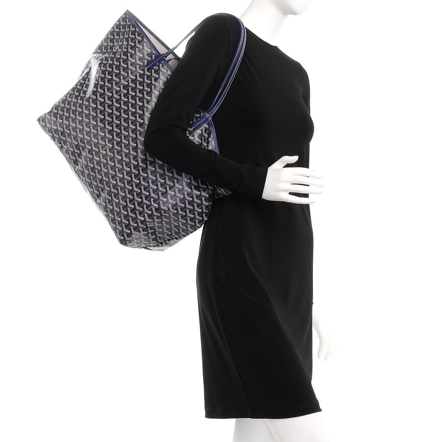 Goyard Goyardine Saint Louis GM Navy 2 of 7