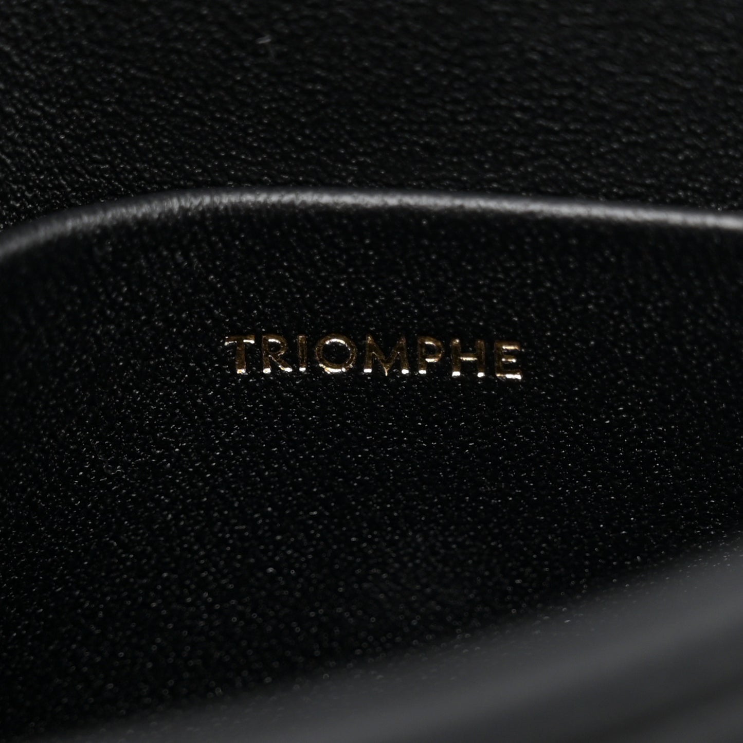 Shiny Calfskin Teen Triomphe Black