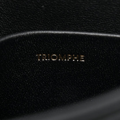 Celine Shiny Calfskin Teen Triomphe Black 7 of 13