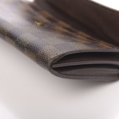 Louis Vuitton Damier Ebene Sarah Wallet 11 of 12