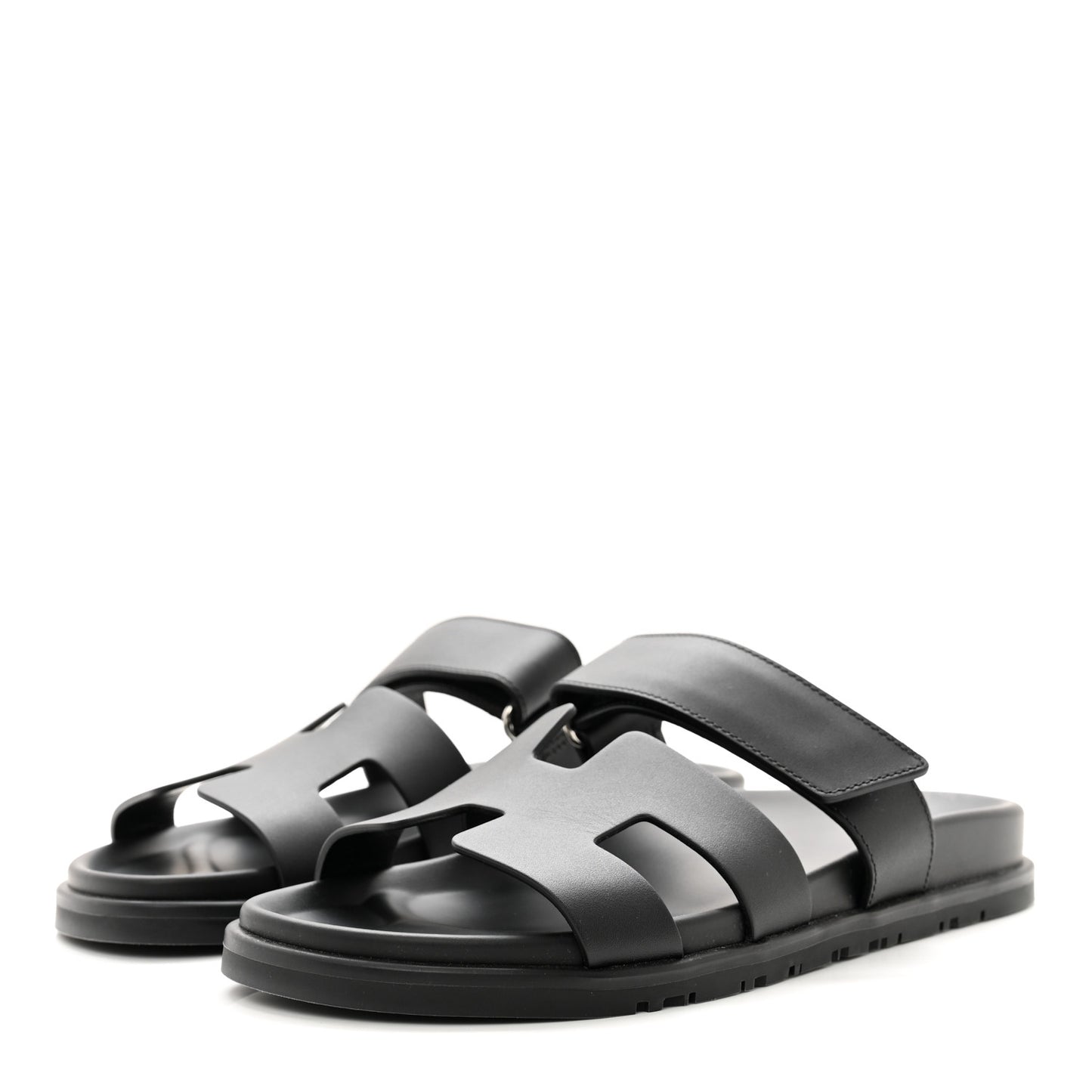 Calfskin Womens Chypre Sandals 38 Black