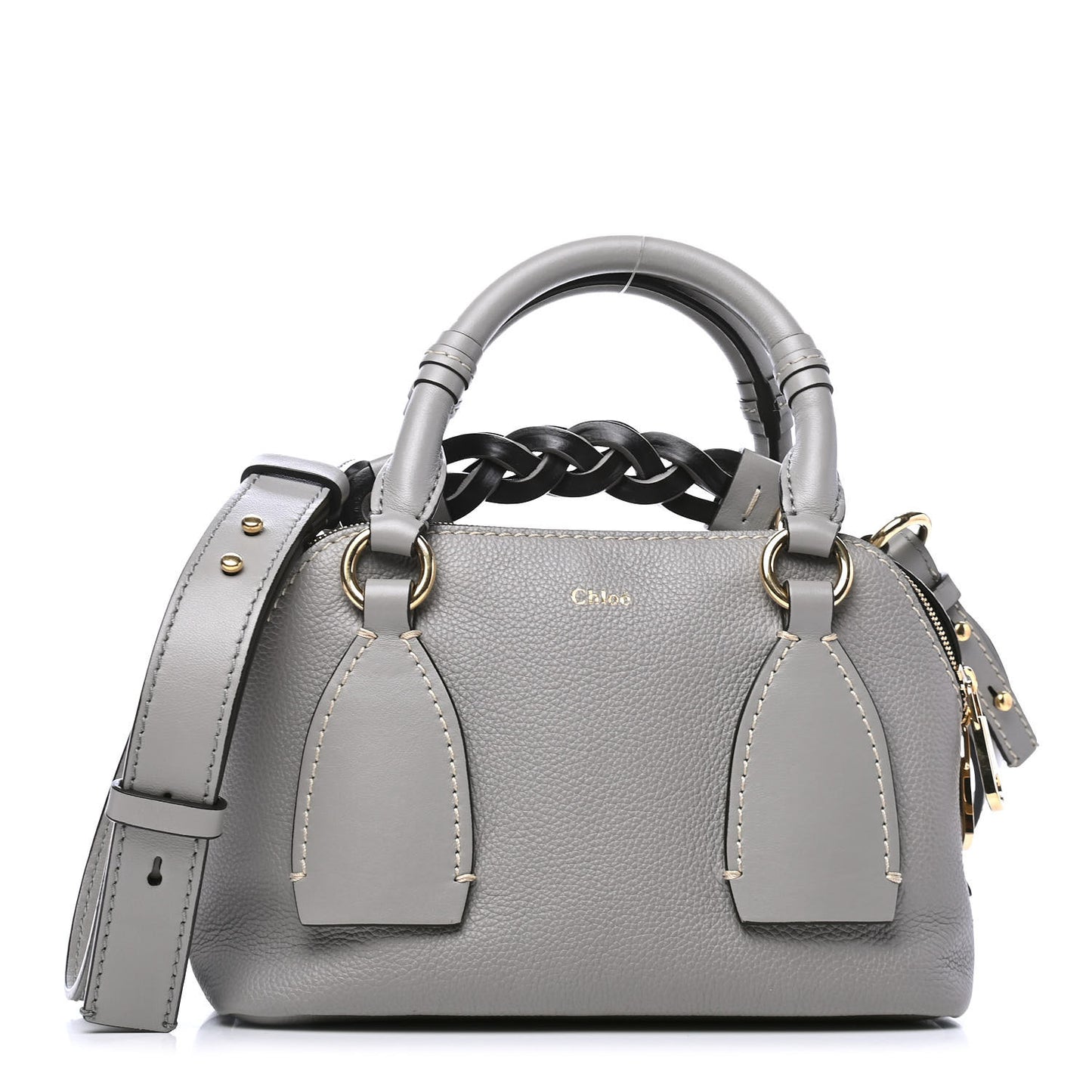 Calfskin Small Daria Stormy Grey