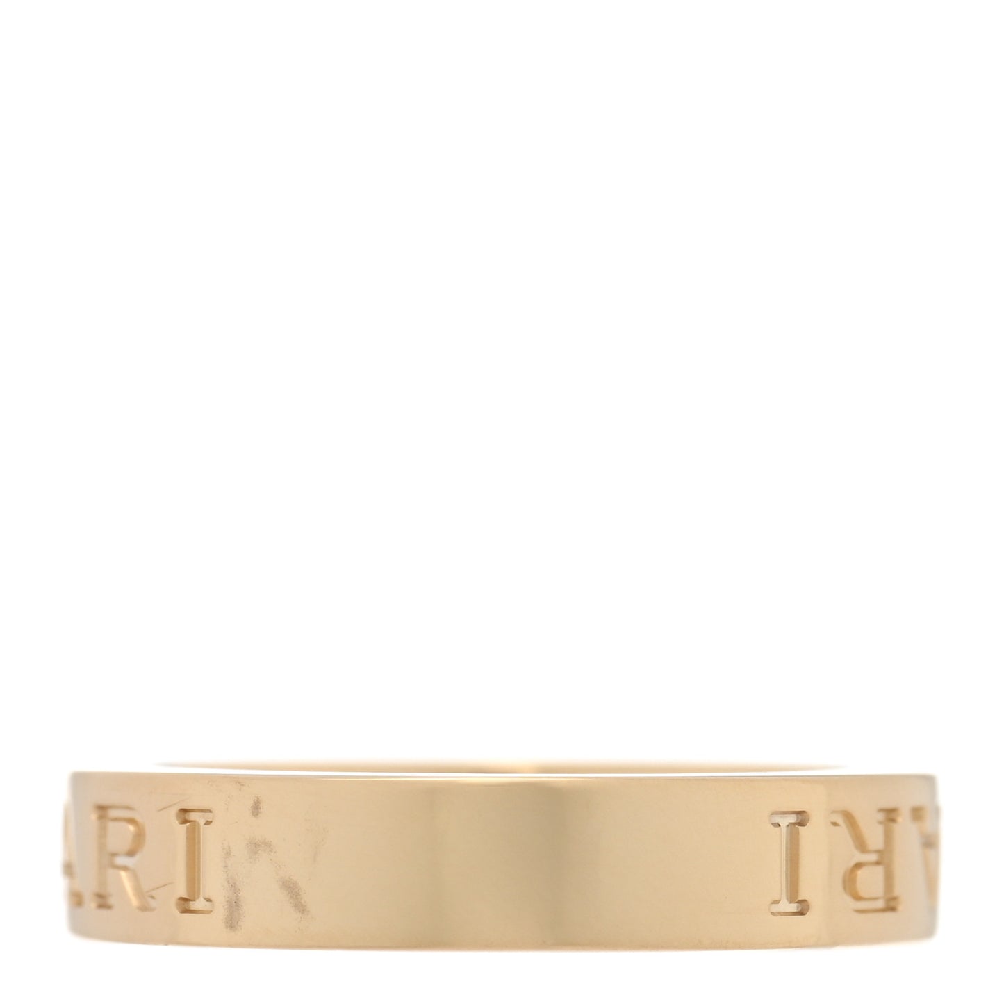 18K Yellow Gold Diamond B.Zero1 Essential Band Ring 52 6