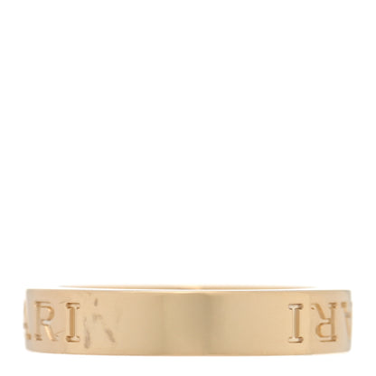 Bulgari 18K Yellow Gold Diamond B.Zero1 Essential Band Ring 52 6 3 of 4