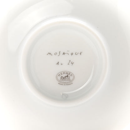 Hermes Porcelain Mosaique au 24 Soy Dish 4 of 5
