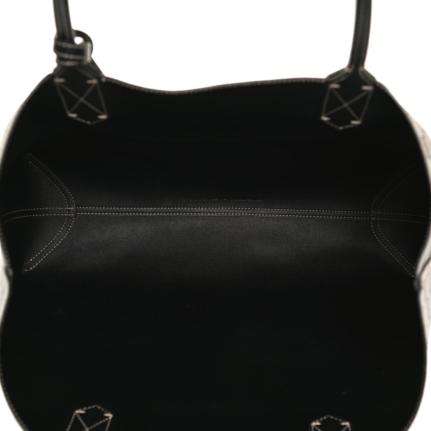 Calfskin GG Supreme Monogram Medium Reversible Tote Black