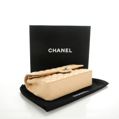 Chanel Caviar Quilted Medium Double Flap Beige Clair 4 of 8