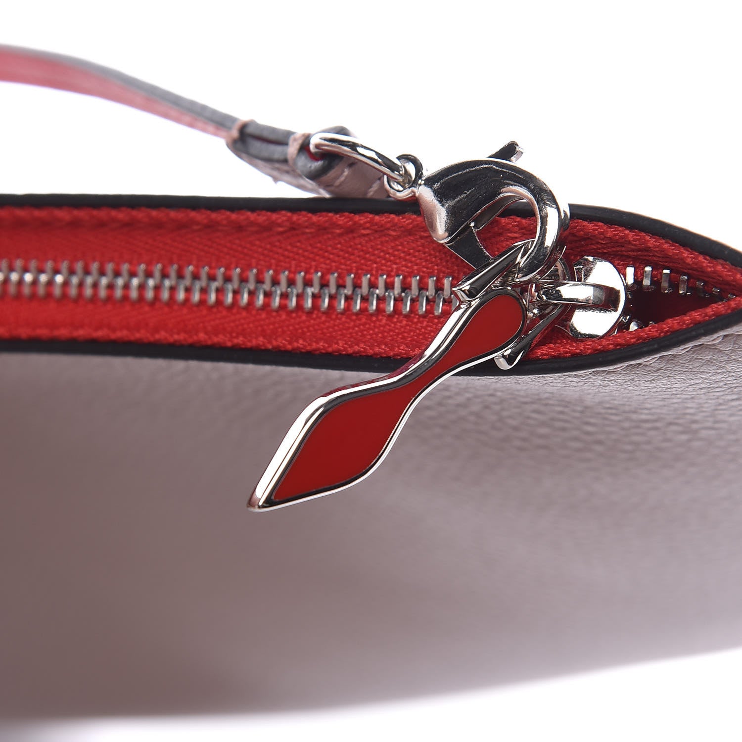 Christian Louboutin Calfskin Cabata Pouch Cashmere 6 of 6