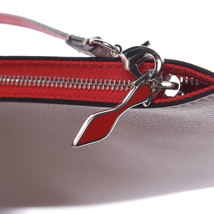 Christian Louboutin Calfskin Cabata Pouch Cashmere 6 of 6