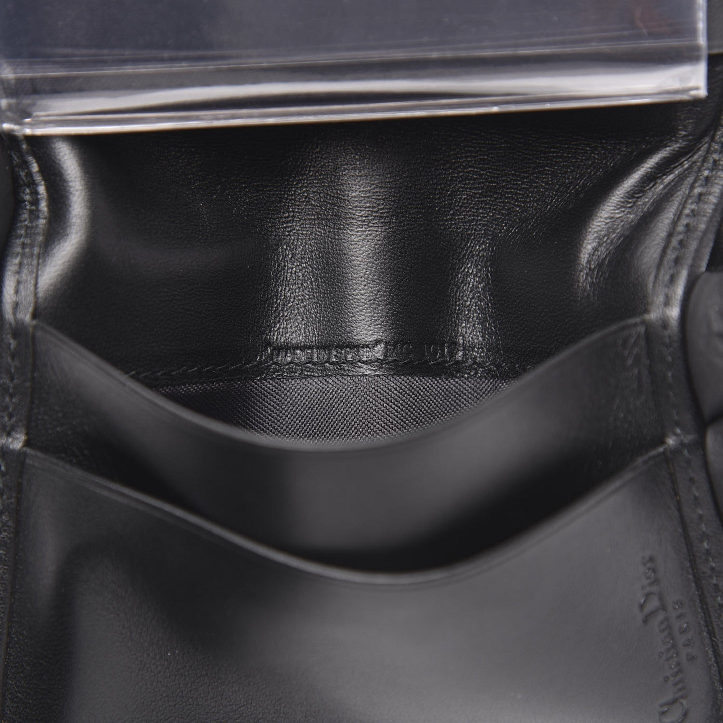 Monogram Compact Wallet Black