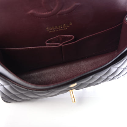 Chanel Lambskin Quilted Medium Double Flap Black 5 of 13