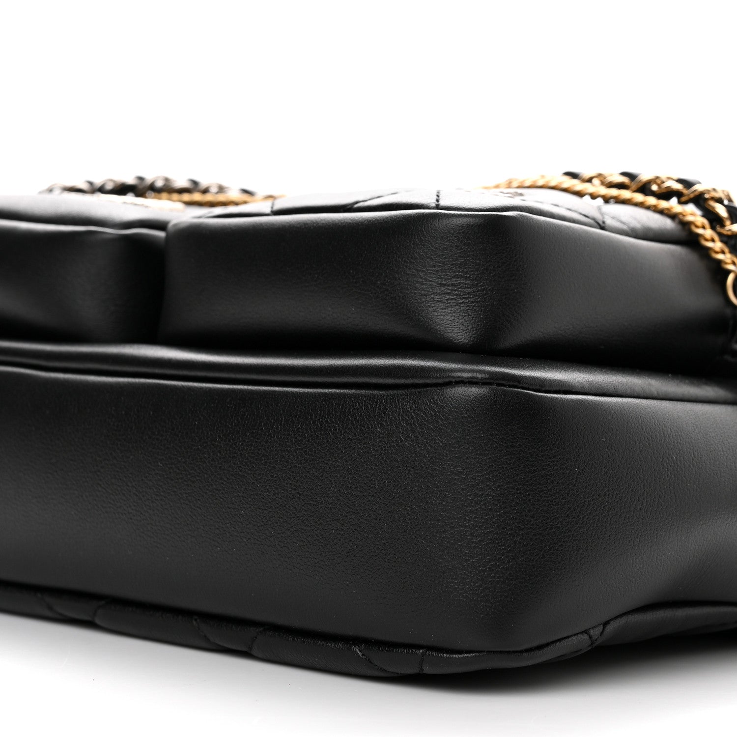 Chanel Calfskin Quilted Small Camera Case Black 9 of 9