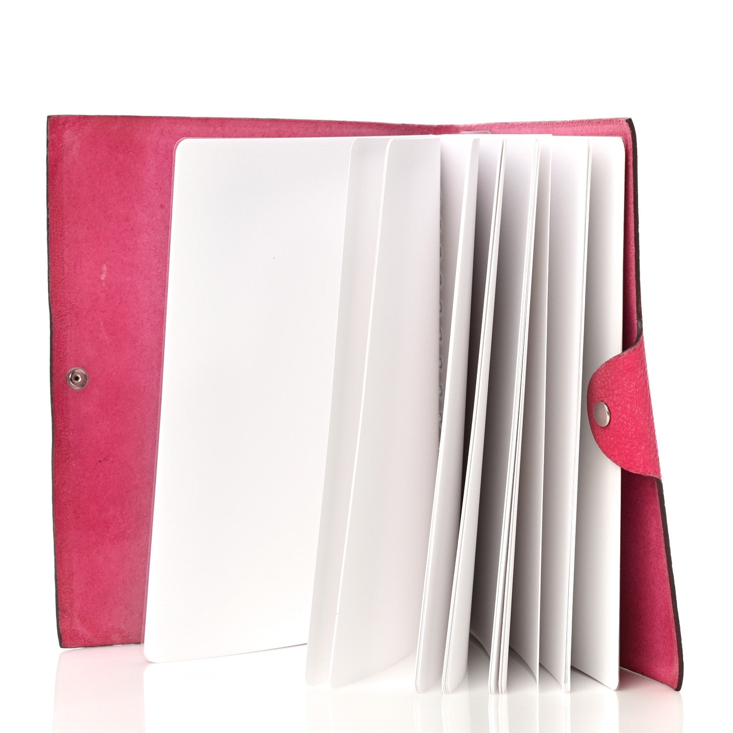 Hermes Togo Ulysse MM Notebook Cover Rose Shocking 6 of 15