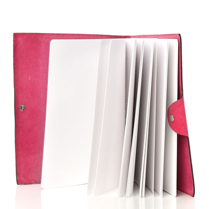 Hermes Togo Ulysse MM Notebook Cover Rose Shocking 6 of 15