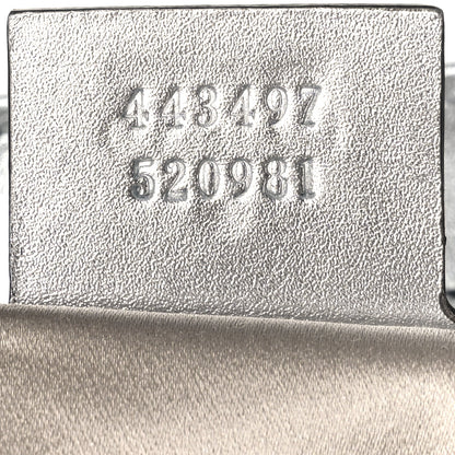 Gucci Sequin Matelasse Small GG Marmont Shoulder Bag Silver 6 of 8